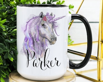 Personalized Unicorn Mug, Personalized Unicorn Coffee Mug, Unicorn Gifts for Women, Unicorn Gift, Unicorn Birthday Gift for Women