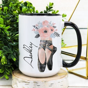 PERSONALIZED Ballerina Mug, Gift for Ballerina, Ballerina Gifts, Dancer Gift, Ballet Gift, Gift for Her, Dance Teacher Gift, Gift for Dancer