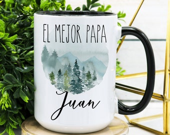 El Mejor Papa Mug, Taza Papa Papa, Regalo para Papa, Dia de los Padres, El Mejor Padre del Mundo, Regalo para Padre