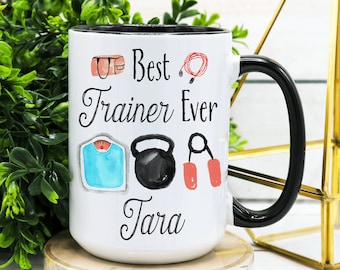 Personalized Personal Trainer Mug, Personal Trainer Gift, Gift for Personal Trainer, Fitness Coach Mug, Fitness Coach Gifts, Gym Instructor