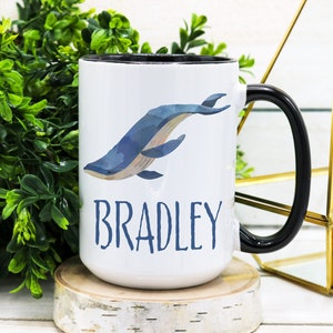PERSONALIZED Humpback Whale Mug, Humpback Whale Coffee Mug, Whale Gift, Whale Lover Gift, Whale Birthday Gift, Whale Christmas Gift