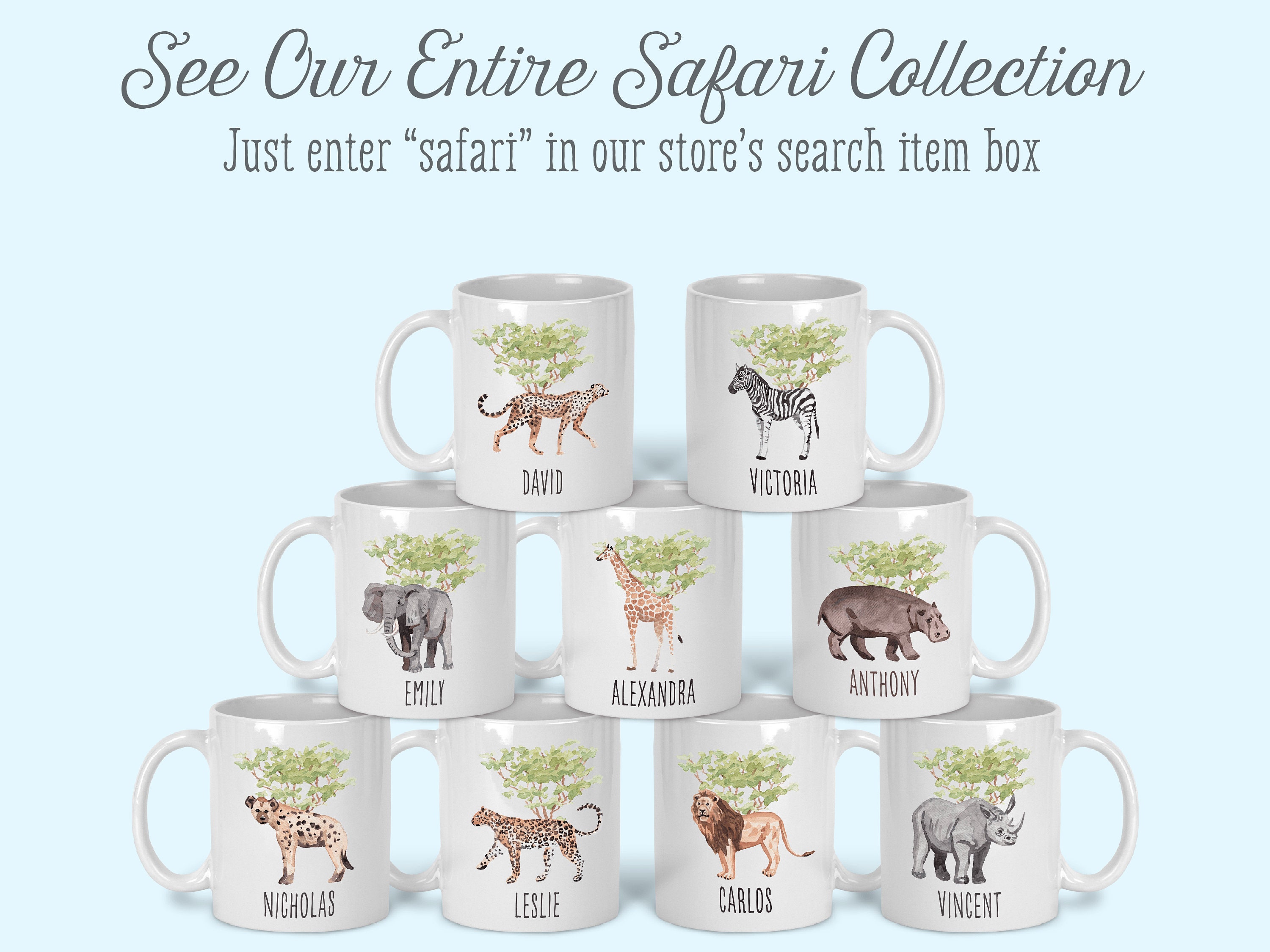 PERSONALIZED Hippo Mug Hippo Mugs Hippo Gifts Hippopotamus Etsy