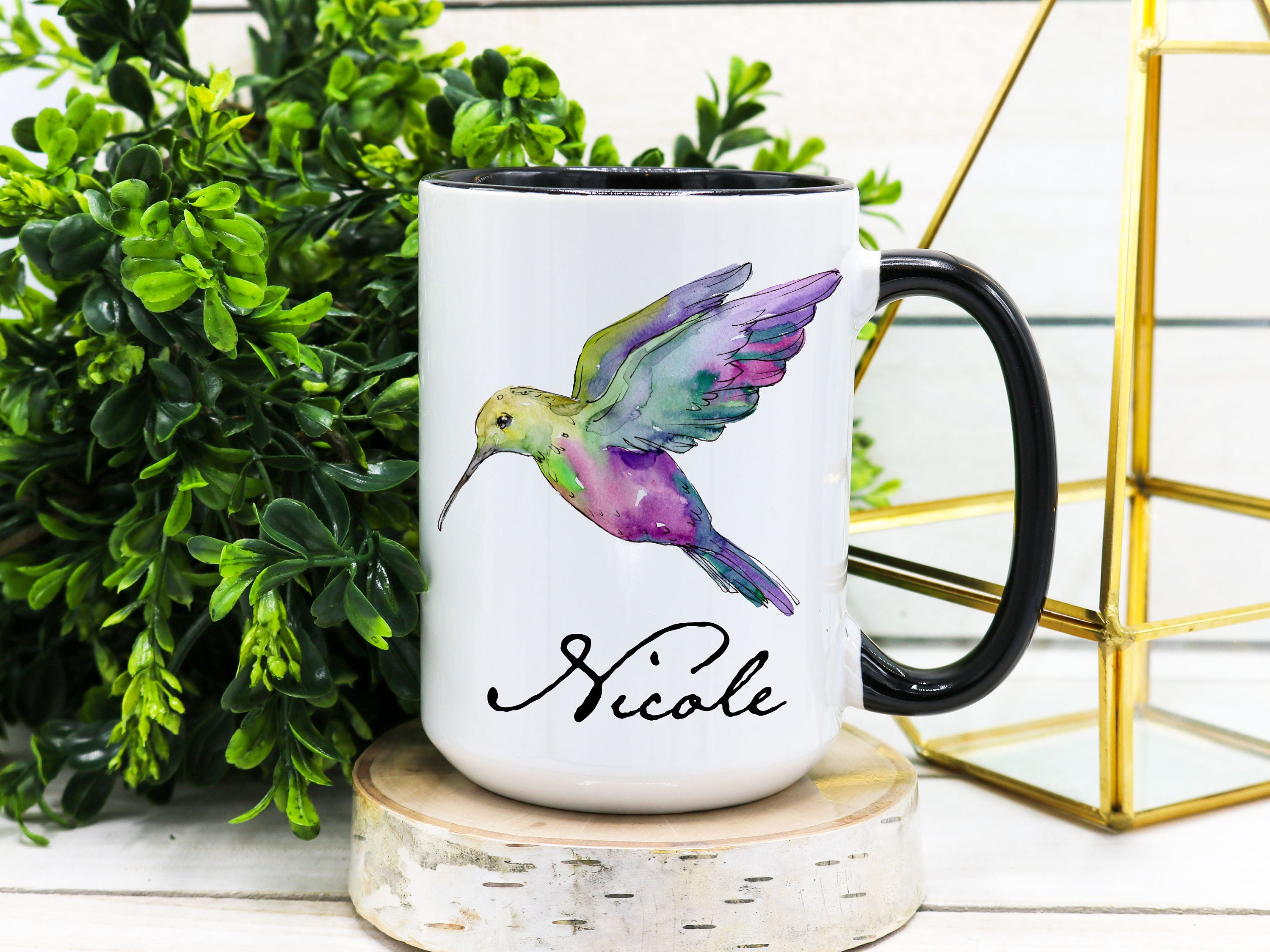 PERSONALIZED Hummingbird Mug Gift for Her Hummingbird Gifts Etsy
