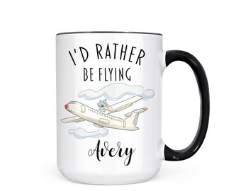 Pilot Coffee Mug, Gifts For Pilots, Birthday Gift for Men, Pilot Gift for Him, Airplane Lover Gift, Airplane Gift, Airplane Mug, Aviation