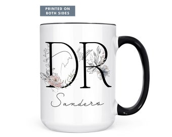 Mug médecin personnalisé, cadeaux médecin, cadeaux pour médecin, cadeau pour médecin, remise des diplômes de médecin, appréciation du médecin, tasse personnalisée, tasse DR, tasse DR, md