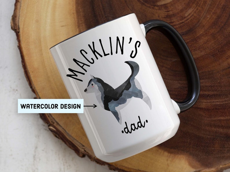 Mug personnalisé maman Husky, cadeau pour maman chien Husky sibérien, cadeau Husky sibérien, cadeau pour amoureux des chiens, cadeau Husky, tasse maman Husky sibérien amant Husky image 6