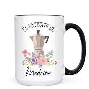 Personalized Cafecito De Madrina Mug, Godmother Gift, Madrina Proposal, Christmas Madrina Gift, Baptism, Godmother Proposal, Best Godmother