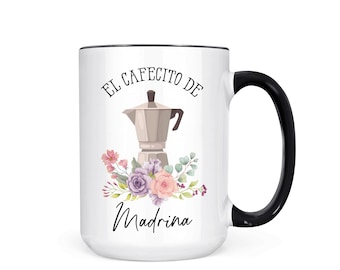 Personalized Madrina Coffee Mug: Godmother Gift, Baptism Gift