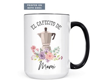 Personalized Cafecito de Mami Mug, Dia De Las Madres, Regalo Mami, Mother's Day Gift, Mom Gift, Cafe de Mami, Regalos Mami Gift for Mom