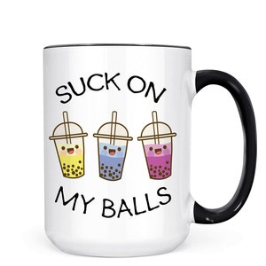 Funny Bubble Tea Coffee Mug: Boba Lover Gift
