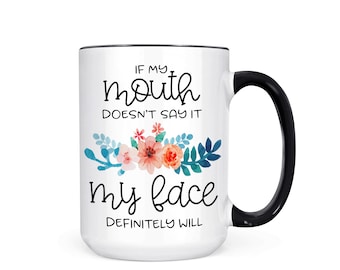 Sarcastic Coffee Mug, Funny Office Gift for Her