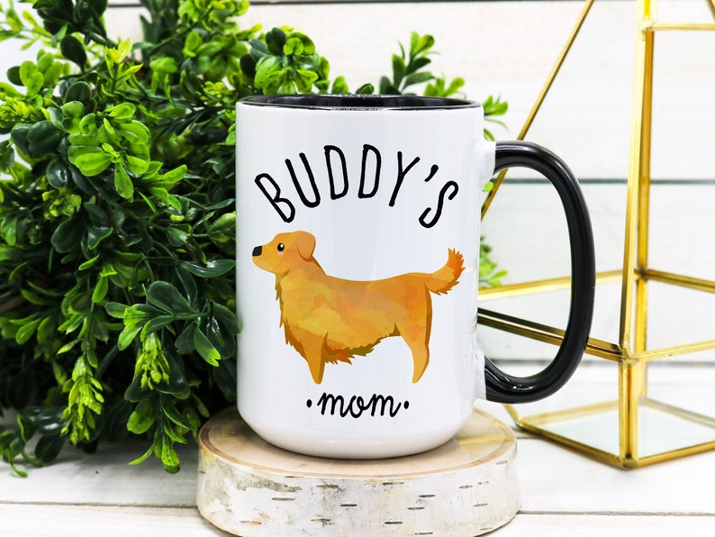 golden retriever mom mug