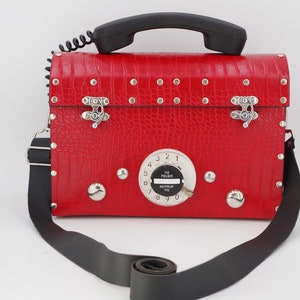 Telefoontasje rood XL