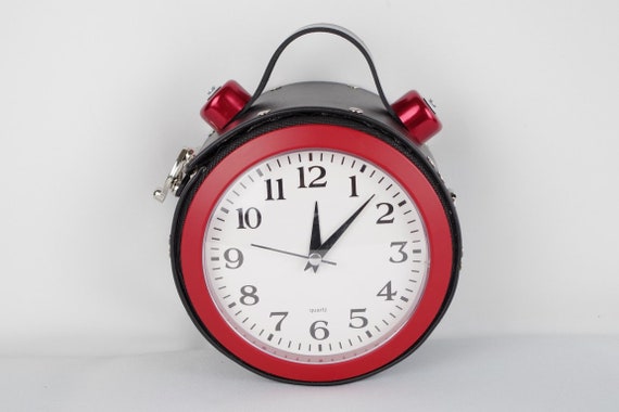 Clock Bag Red - Etsy display picture 3