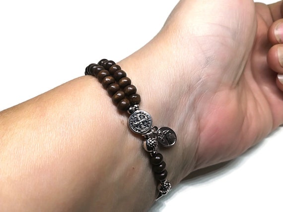 Rosary on sale bracelet etsy