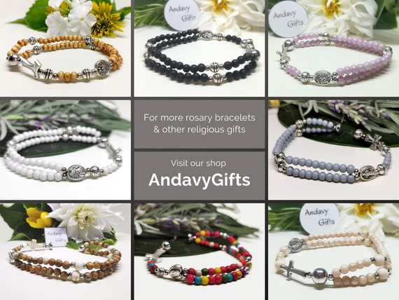 St anthony rosary bracelet sale
