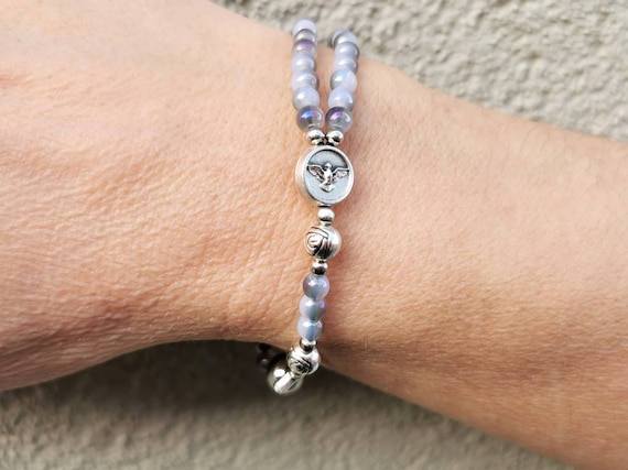 Divine Mercy String Blessing Bracelet - Dainty Catholic Jewelry