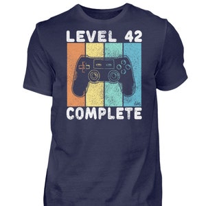 Männer Geburtstagsshirt 42. Geburtstag Mann 42 Jahre Gamer T-Shirt Geschenk