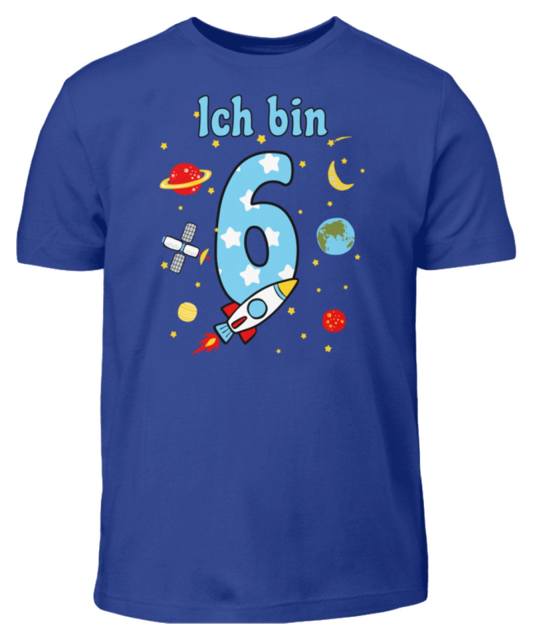 Geburtstagsshirt Kinder Rakete 6. Geburtstag Junge 6 Jahre Etsy.de