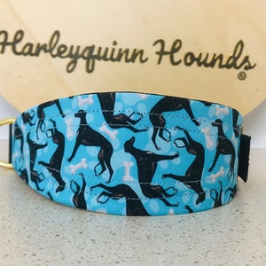 Greyhound Scatter Martingale Hundehalsband