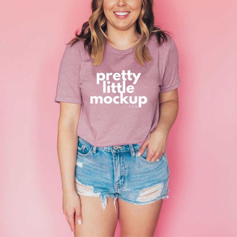 heather orchid bella canvas