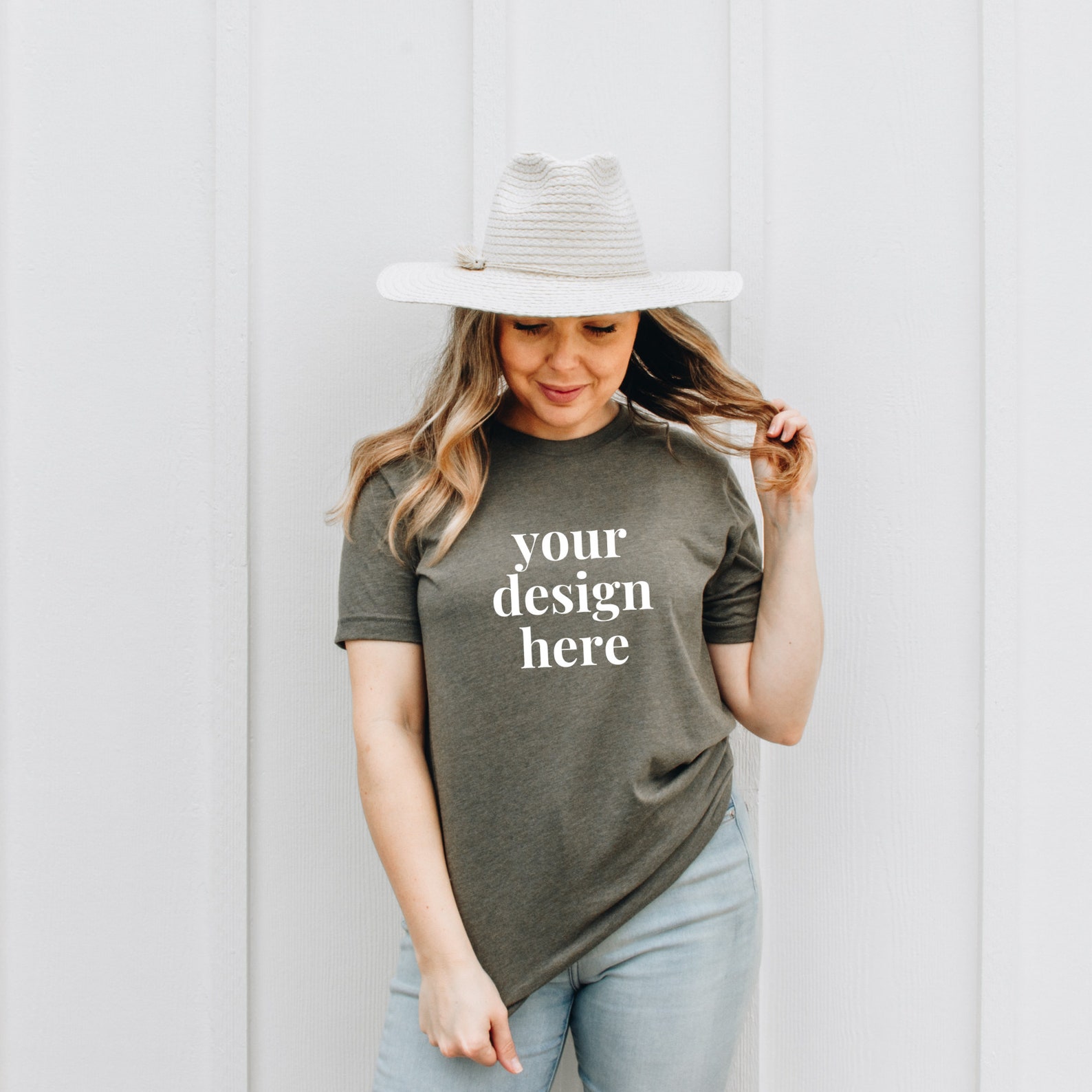 bella and canvas t shirt mockup
