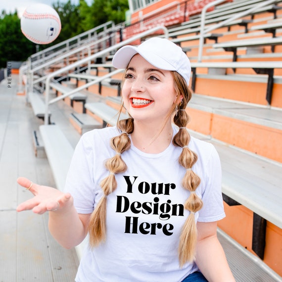 Maqueta de camiseta Gildan 64000 blanca camisa gildan blanca