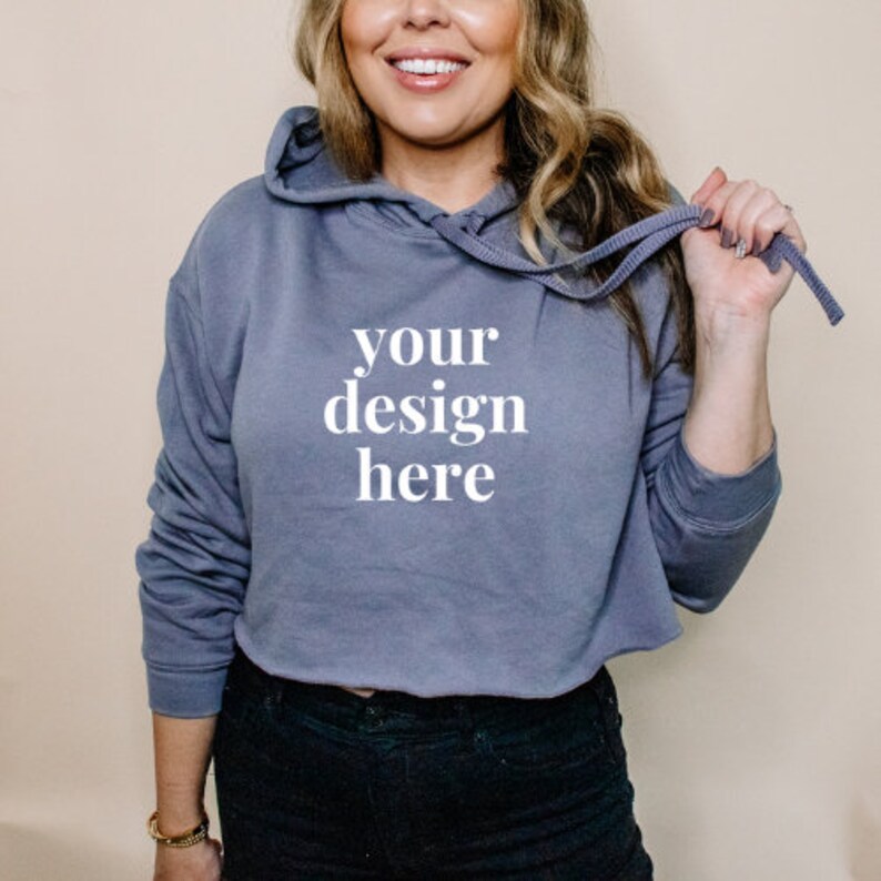 Download Printful Bella Canvas Hoodie Mockup 7502 Mockup Crop ...