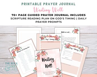 Faith Journal | Prayer Journal | Printable Scripture Journal