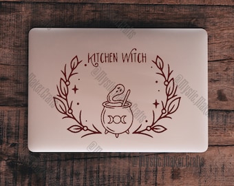 Kitchen Witch Decal – Cauldron Vinyl Sticker