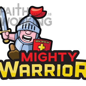 Mighty Warrior Children&#39;s Church Logo