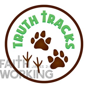 Truth Tracks Children's Church Logo