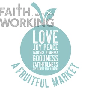 Fruit of the Spirit Children&#39;s Church Logo