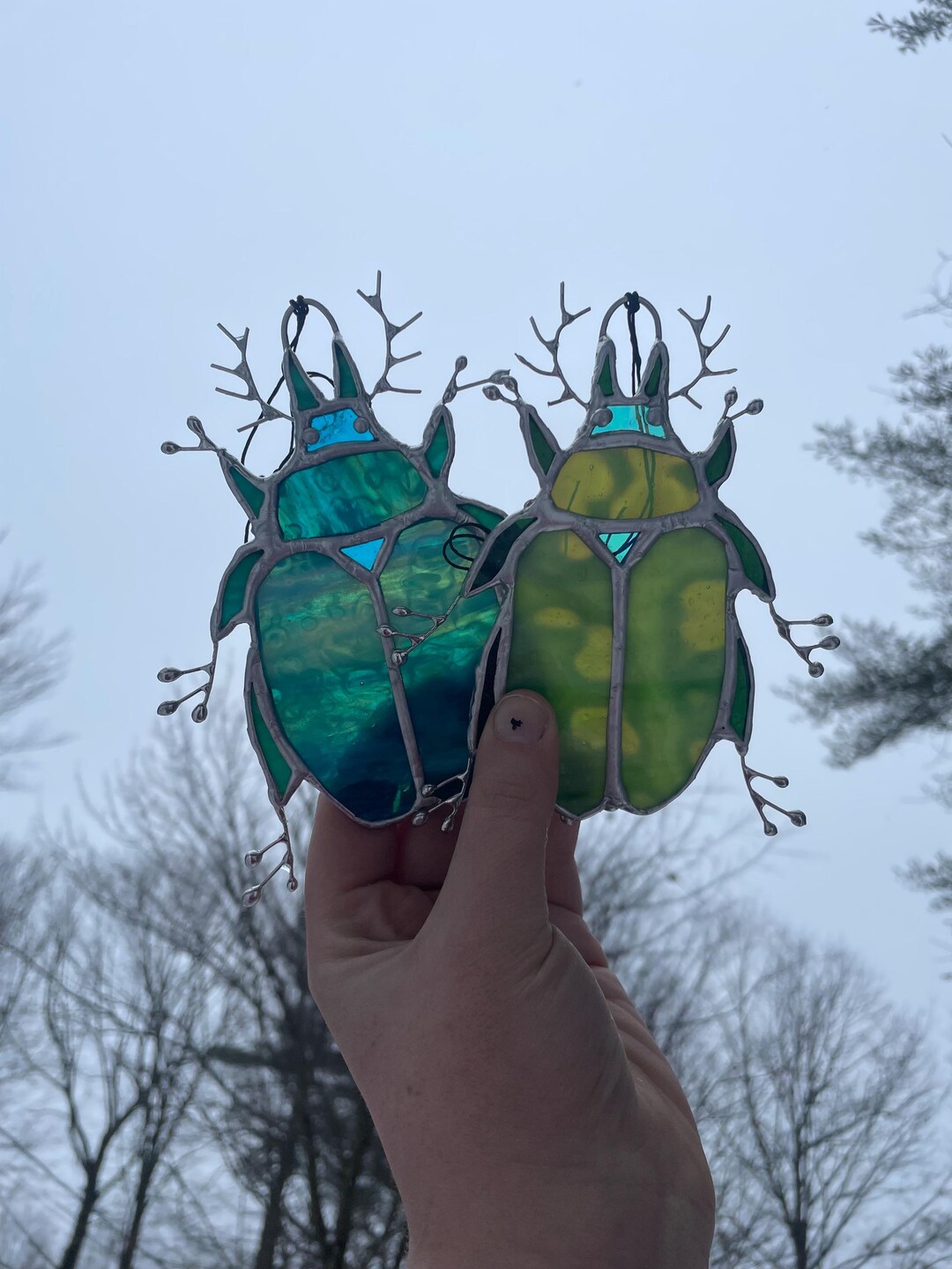 Beetle Stained Glass Bug Stained Glass Insect Glass Art Glass Insect ...