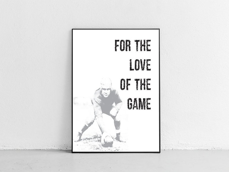 FOOTBALL POSTER DIGITAL - Etsy