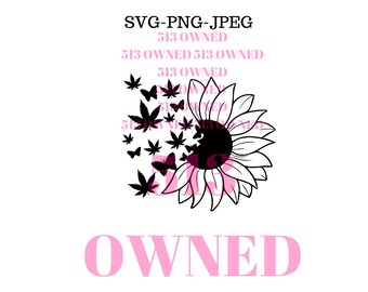 Download Weed Pot Sunflower Etsy