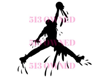 Download Free Jordan Silhouette Etsy SVG Cut Files