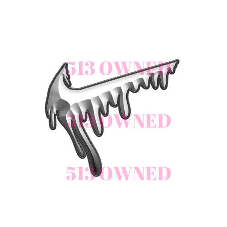 Download Metal Nike drip Nike logo Nike swoosh cricut svg cut | Etsy