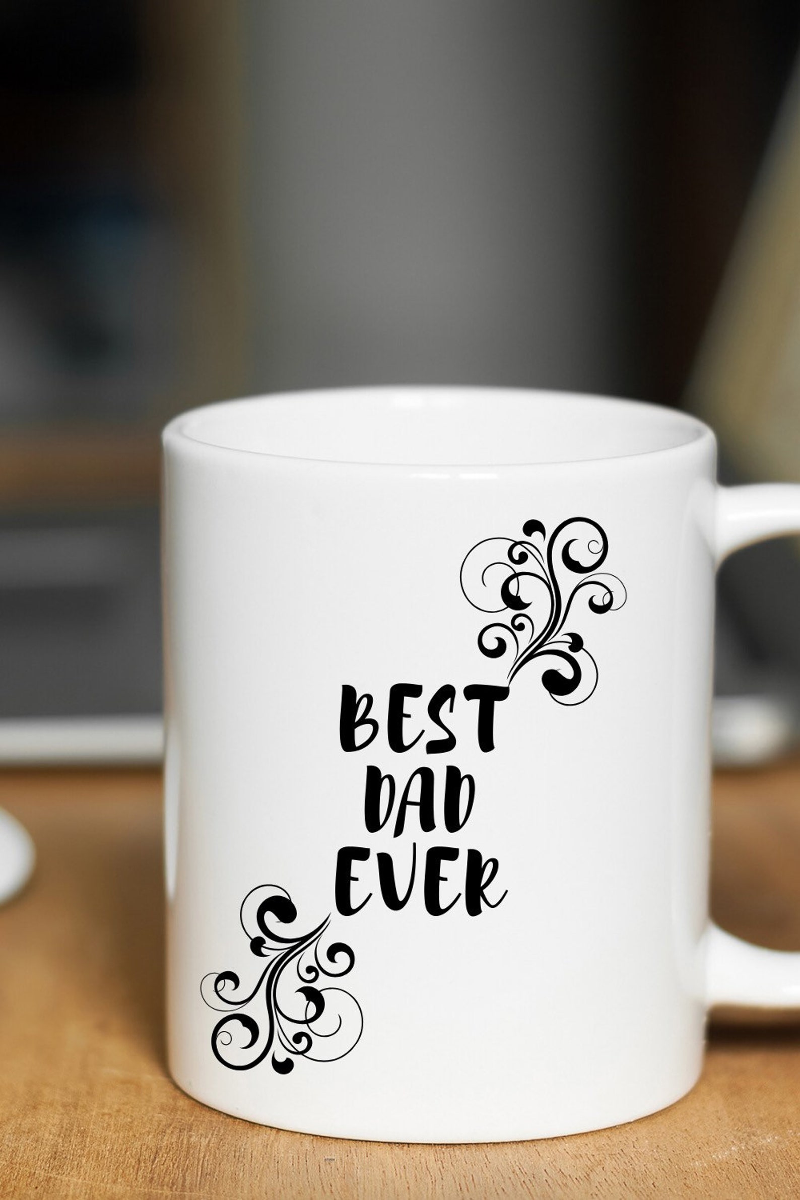 Best Dad Ever Svg Fathers Day Decal Mug Decal Tshirt Custom Etsy