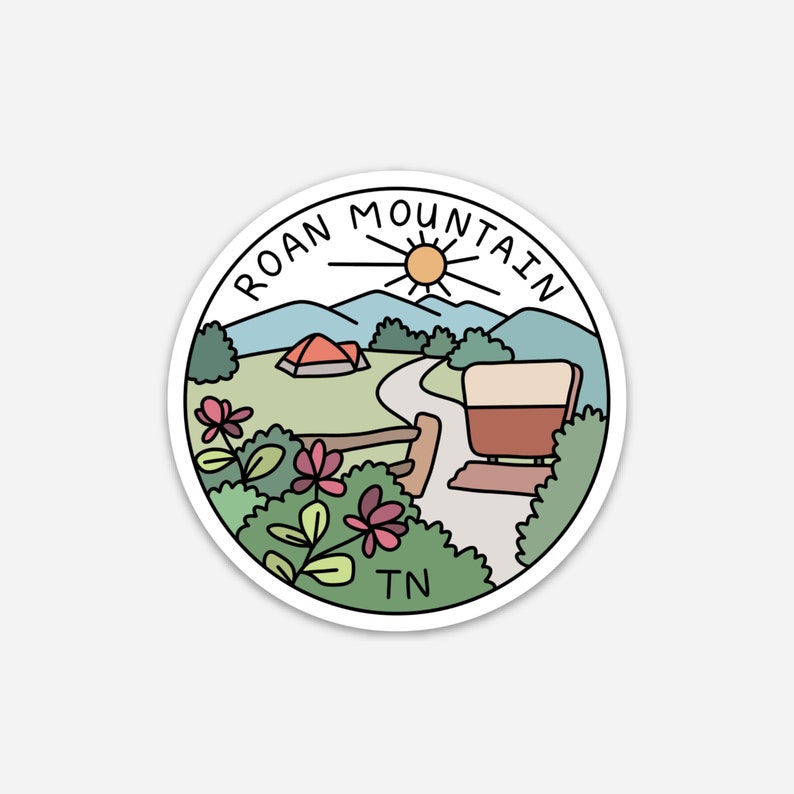 Roan Mountain Sticker - Etsy