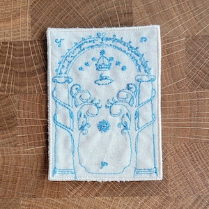 Doors of Durin - Iron-on Patch - Homemade
