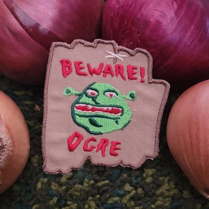 Beware Ogre Shrek Patch image 1
