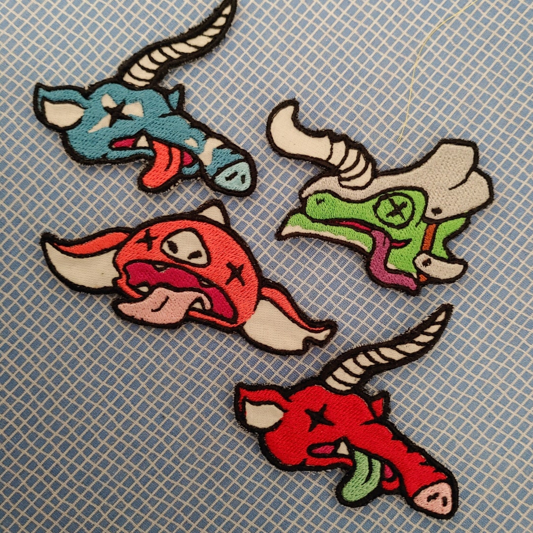 BOTW Enemies Ironon Patches Set of 4 bokoblin Lizalfos Etsy