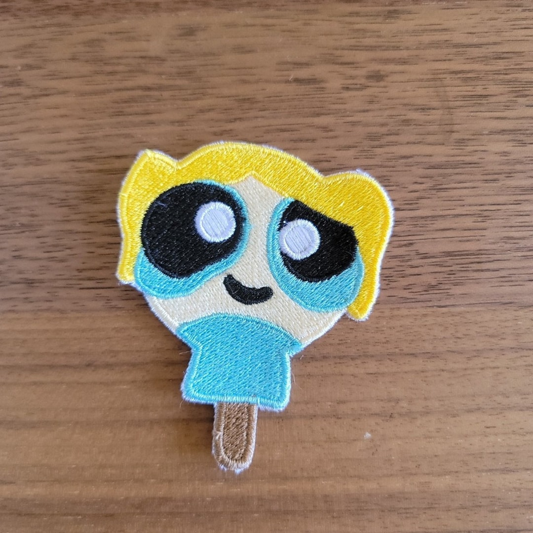 Powerpufff Girls Bubbles Popsicle Patch Etsy