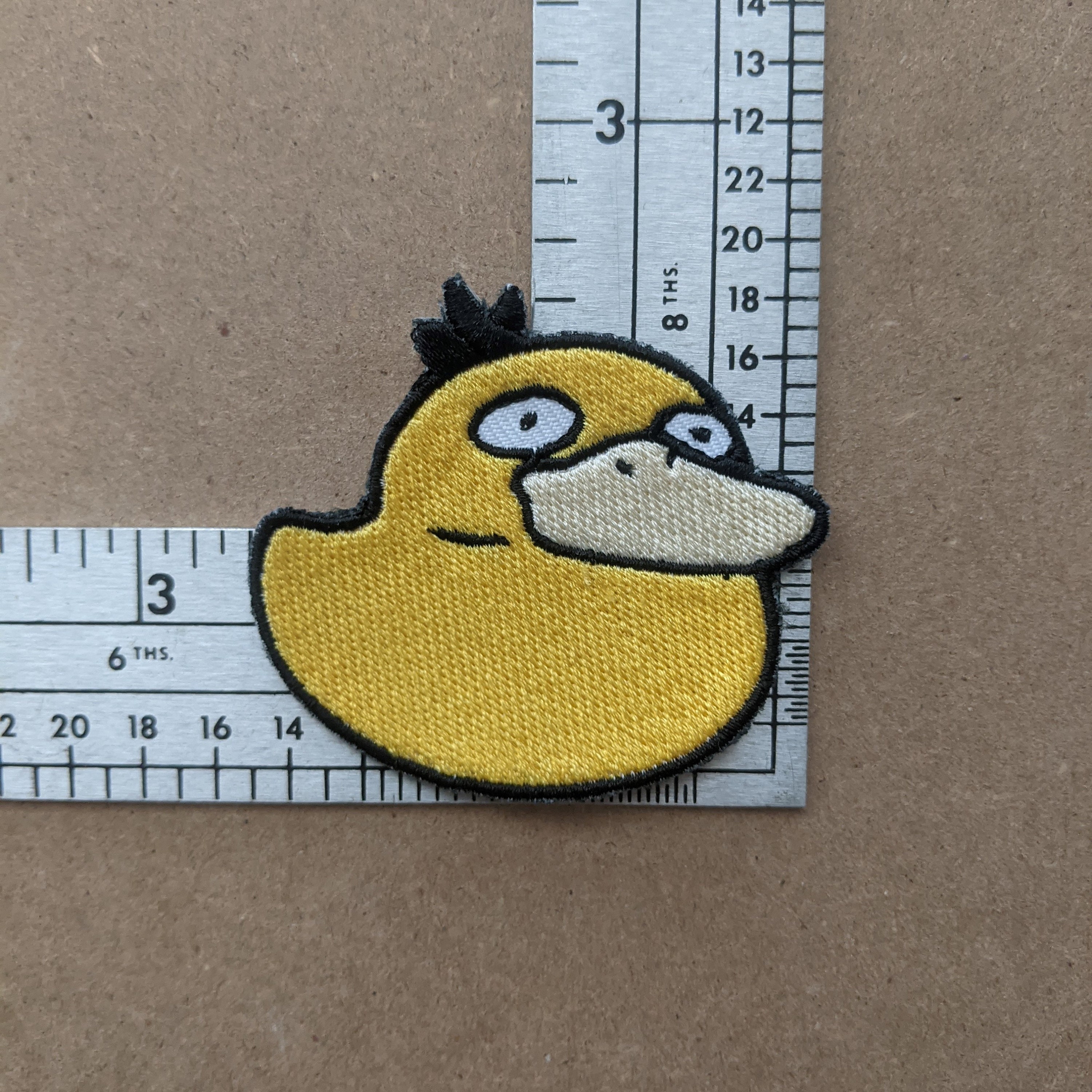 Psyduck Pokemon Custom Embroidered Iron-on/sew-on Patch, Squirt