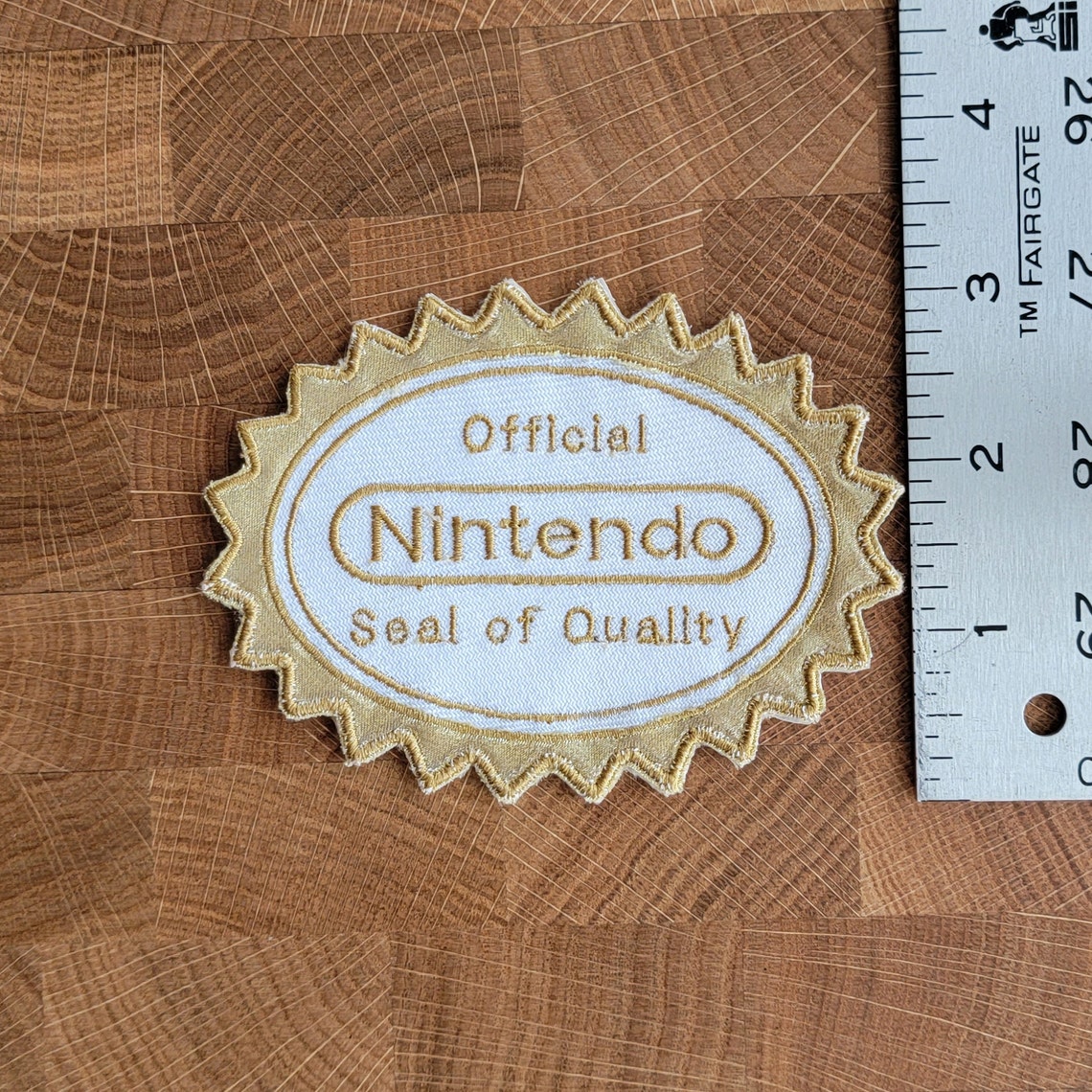 Nintendo Seal of Quality Ironon Patch Large 4 Etsy