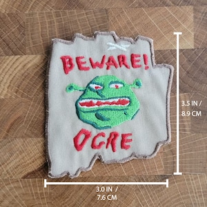 Beware Ogre Shrek Patch image 3
