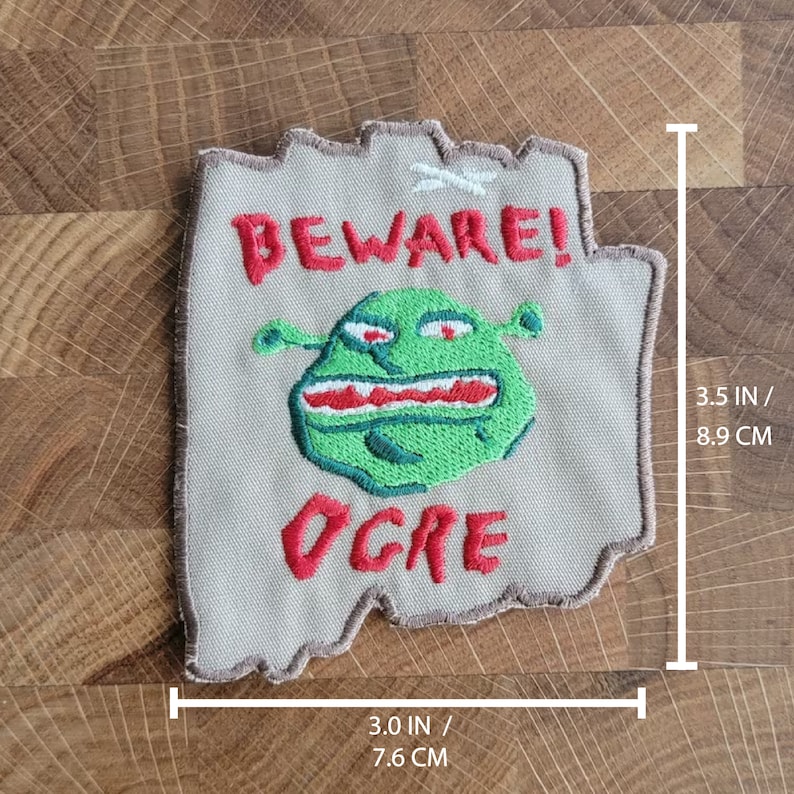 Beware Ogre Shrek Patch image 3
