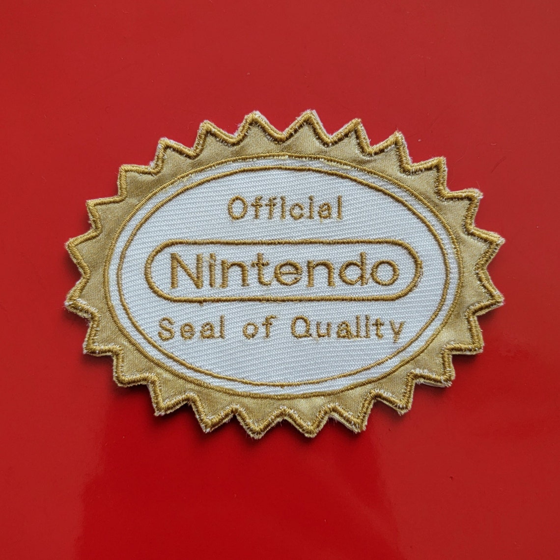 Nintendo Seal of Quality Ironon Patch Large 4 Etsy
