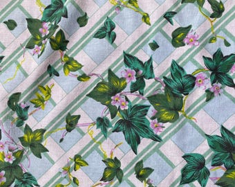 4 Vintage Ivy Leaf Napkins, Summer Napkins, Vintage Napkins, Ivy Napkins, Garden Napkins, Flower Napkins, Garden Kitchen